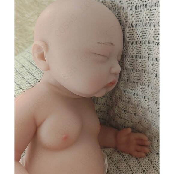 3.5kg Full Body Silicone Sleeping Newborn 45cm Cute Reborn Baby Dolls Girl Dolls - Picture 13 of 16